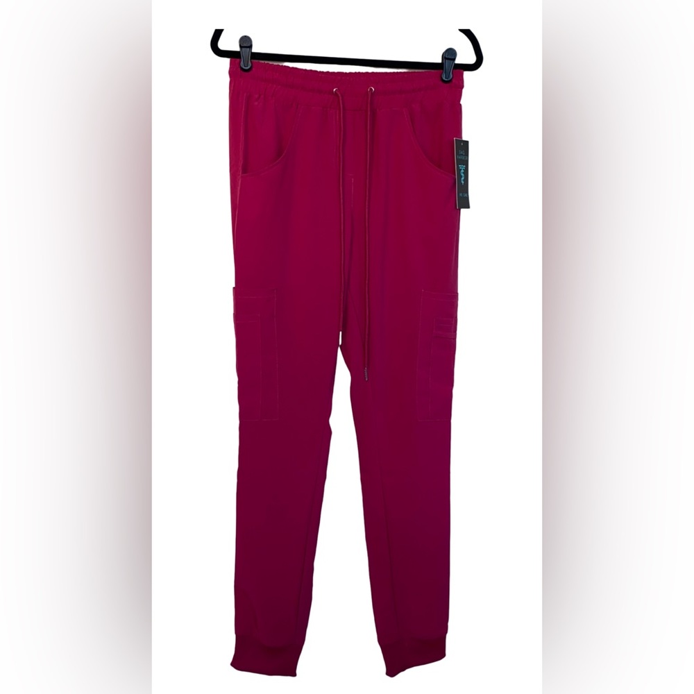 SAG HARBOR hot pink light weight joggers size S